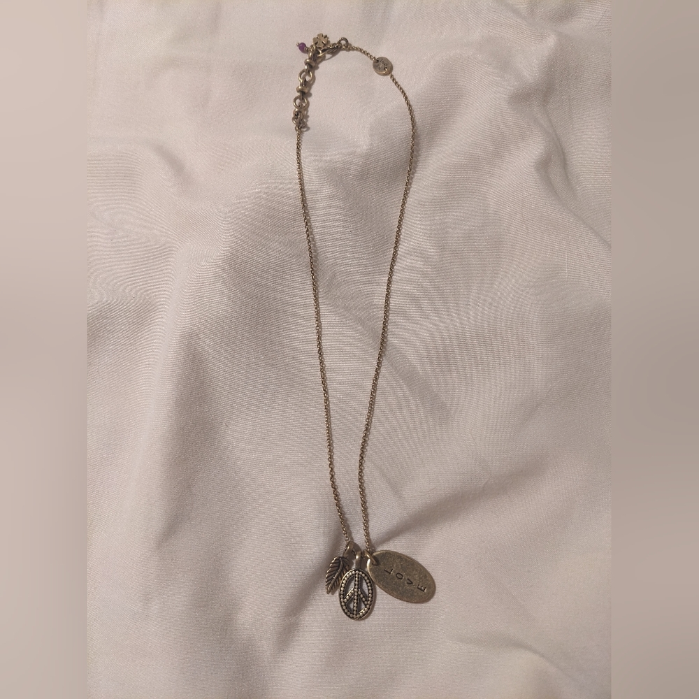 Lucky brand charm necklace
